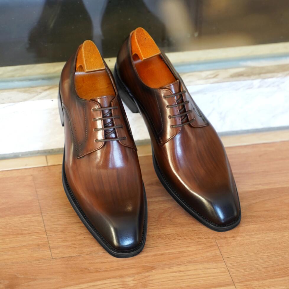 Men'S Luxury Formal Wear Brands - Tasarım Deri Erkek Wholecut Ayakkabılar Lüks