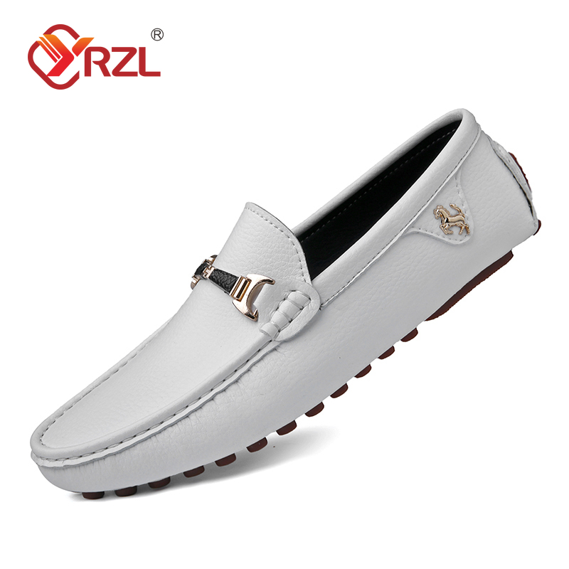 Men'S Luxury Formal Wear Brands - YRZL Loafer'lar erkek ayakkabısı PU Deri