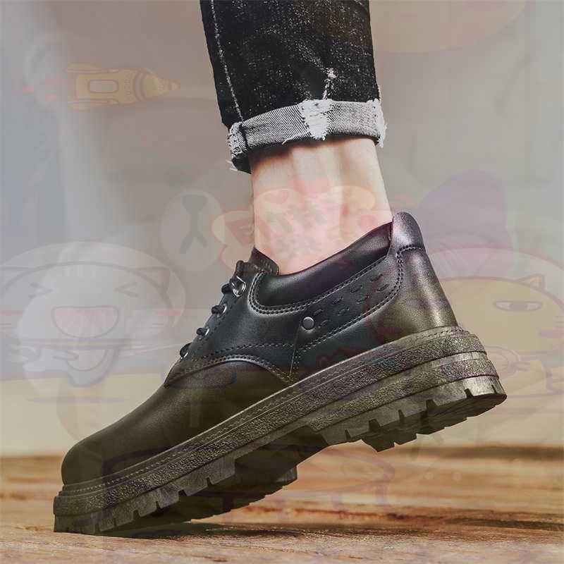 Young Men'S Semi Formal Wear - Koyu Doğal Deri Moda Eğitmenler Tenis