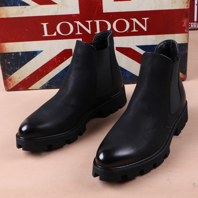 Men Formal Wear With Boots - Erkek rahat iş ofis resmi elbise