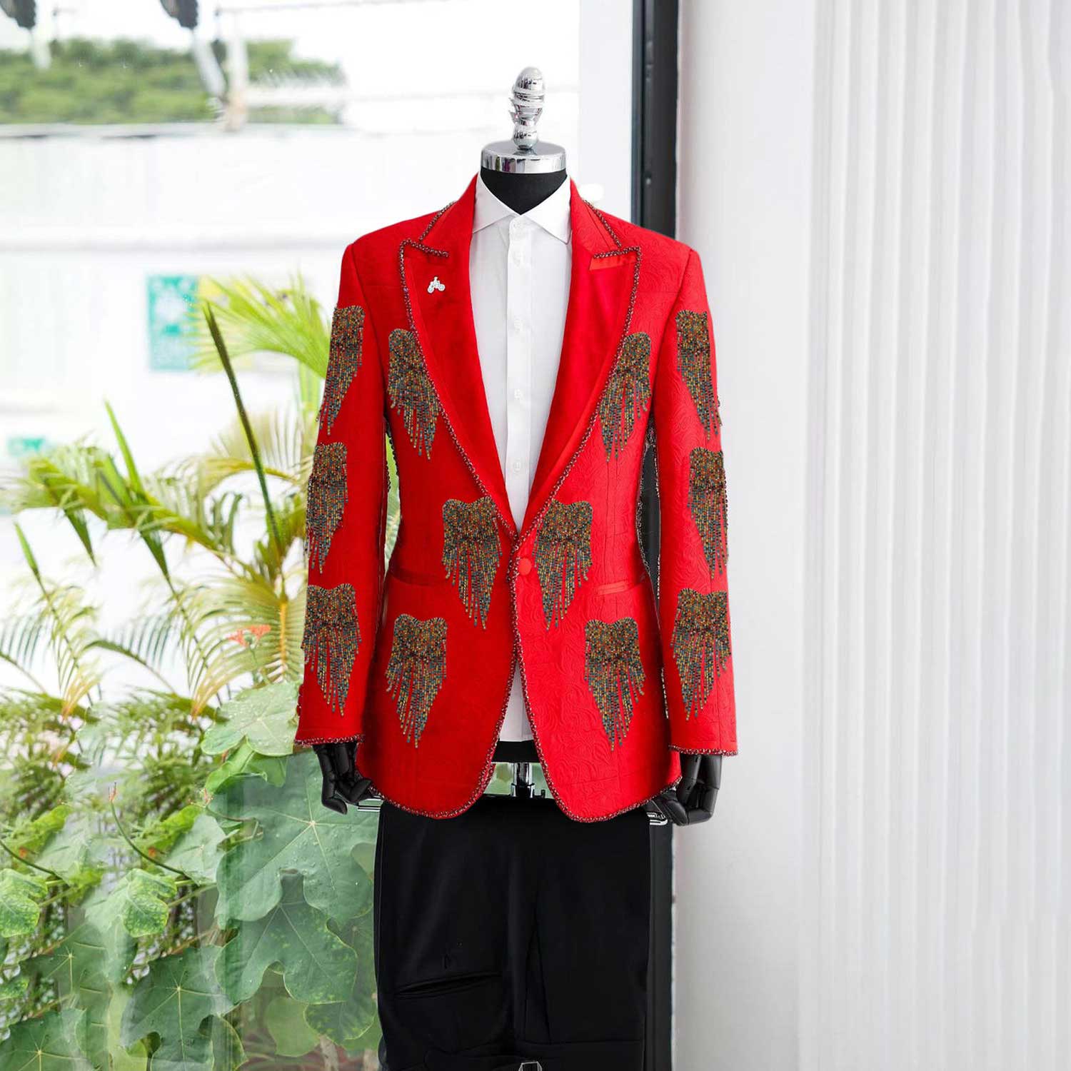 Men'S Formal Wear No Suit - Moda Düğün Erkek Takım Elbise Kristal