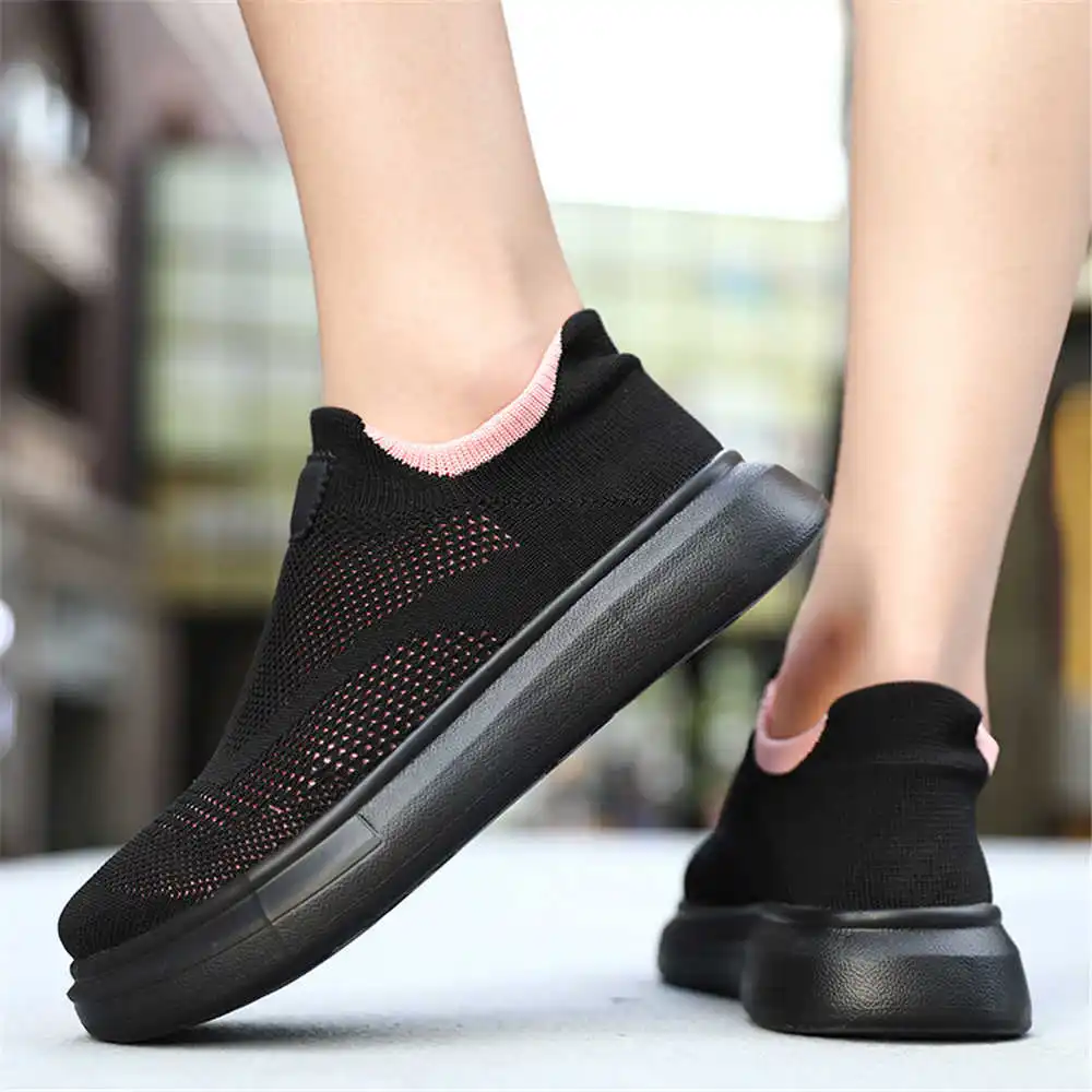 Young Men'S Semi Formal Wear - Platform çorap kahverengi ayakkabı kadın kaykay