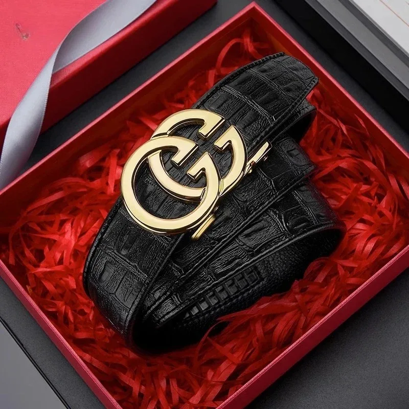 Men'S Luxury Formal Wear Brands - Metal Alaşımlı Otomatik Tokalı Erkek Yüksek