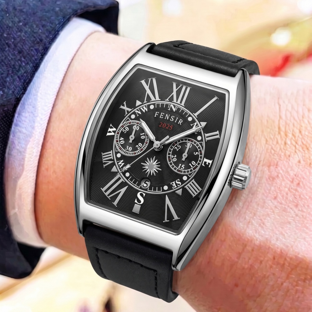 Men'S Vintage Formal Wear - Namlu Şeklinde Kuvars Mekanizmalı, Vintage Roma