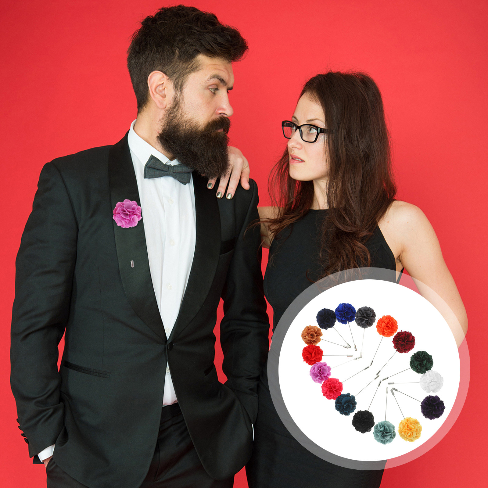 16 Adet Zarif Erkek Yaka İğnes - Men Formal Wear Clothes incelemesi ve fiyatı