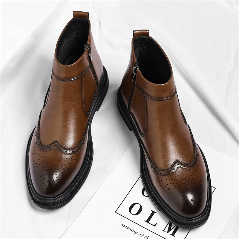 Sonbahar Kış Kalın Tabanlı Erk - Men Formal Wear With Boots incelemesi ve fiyatı