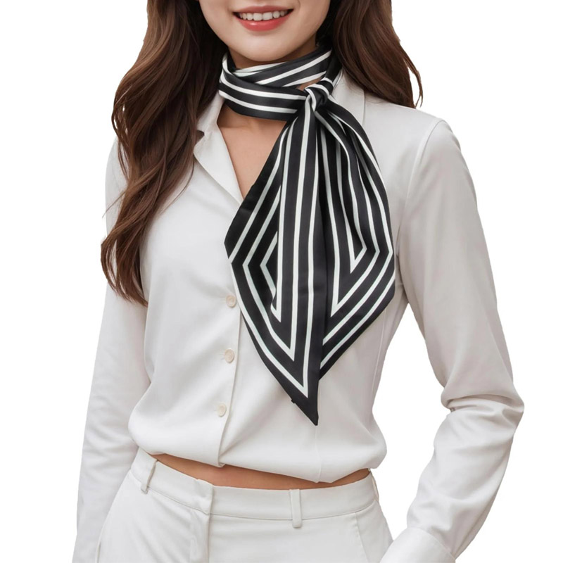 Moda Çizgili Saç Şerit Eşarp K - Silk Tie Woven incelemesi ve fiyatı
