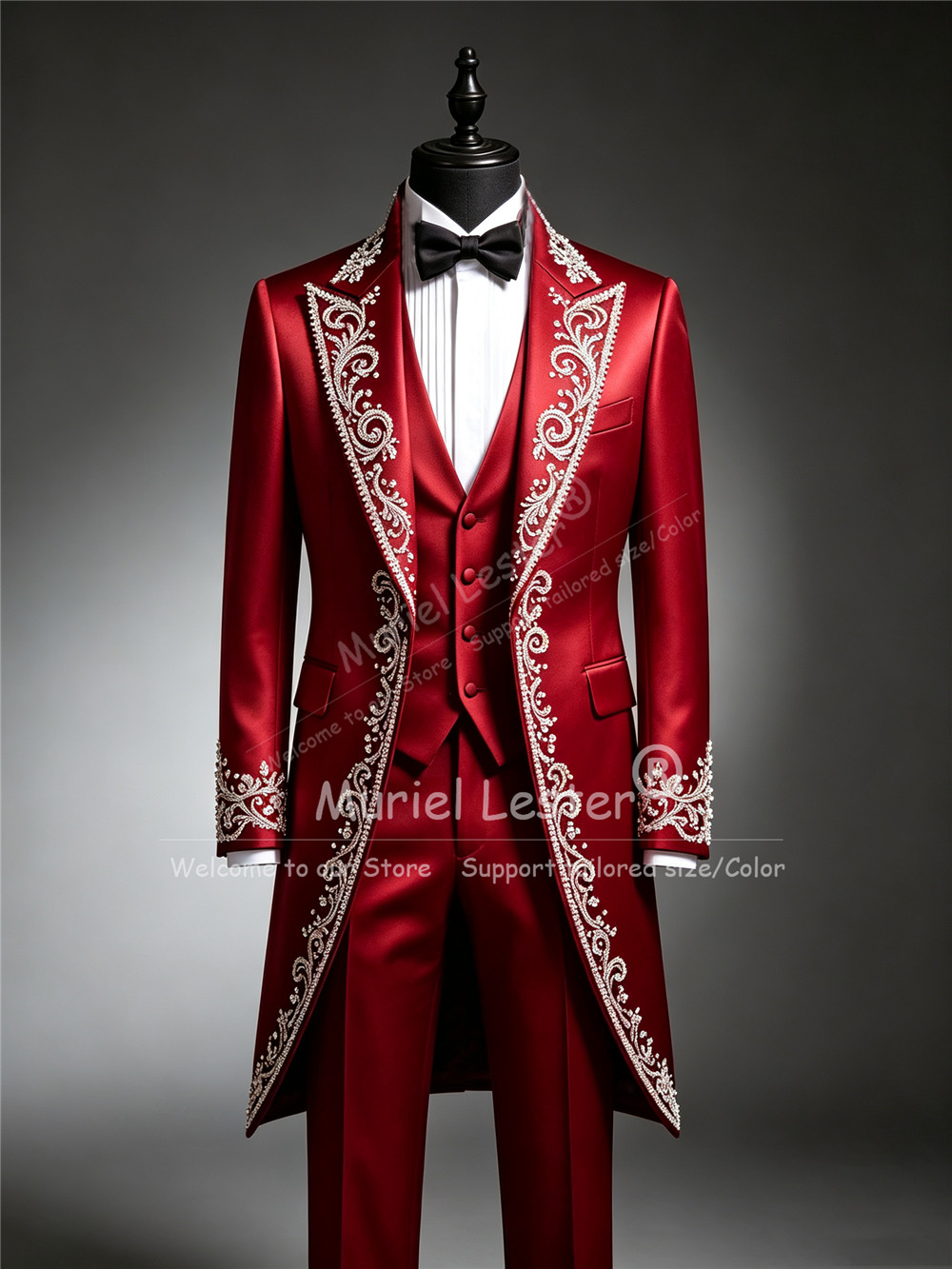 Erkek Parlak Kristal Boncuk İş - Men Formal Wear Clothes incelemesi ve fiyatı