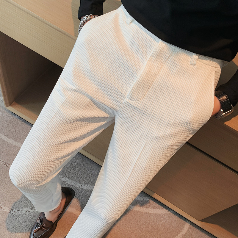 2024 Sonbahar Yeni Waffle Stre - Men Formal Wear Pinterest incelemesi ve fiyatı