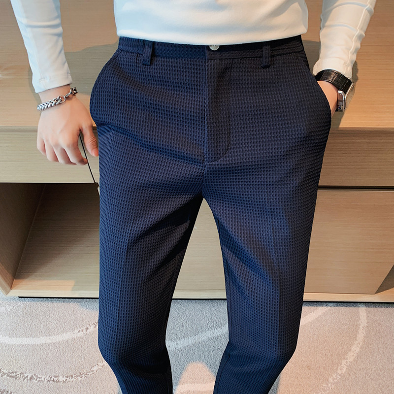 2024 Sonbahar Yeni Waffle Stre - Men Formal Wear Pinterest incelemesi ve fiyatı