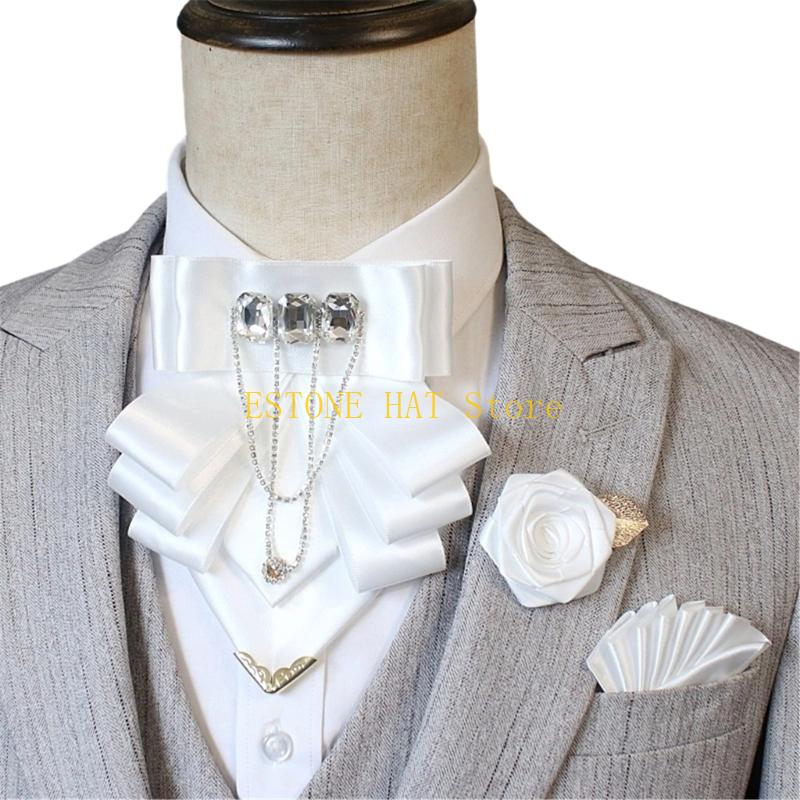 49MF Yaka kravat ve yaka çiçek - Mens Formal Look incelemesi ve fiyatı