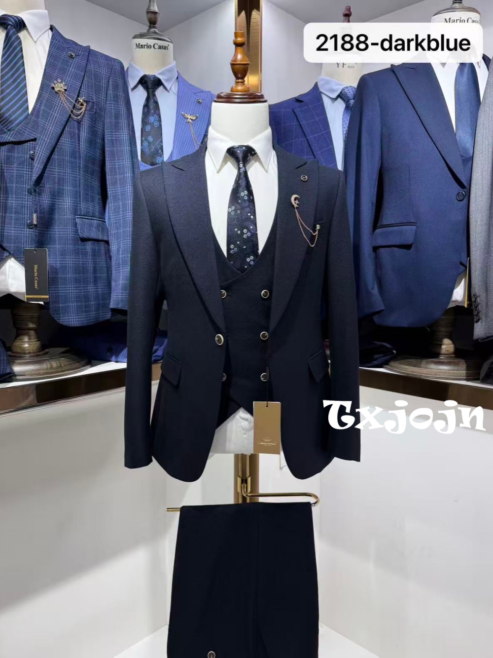 Koyu Mavi Erkek Resmi Takım El - Men Formal Wear Clothes incelemesi ve fiyatı