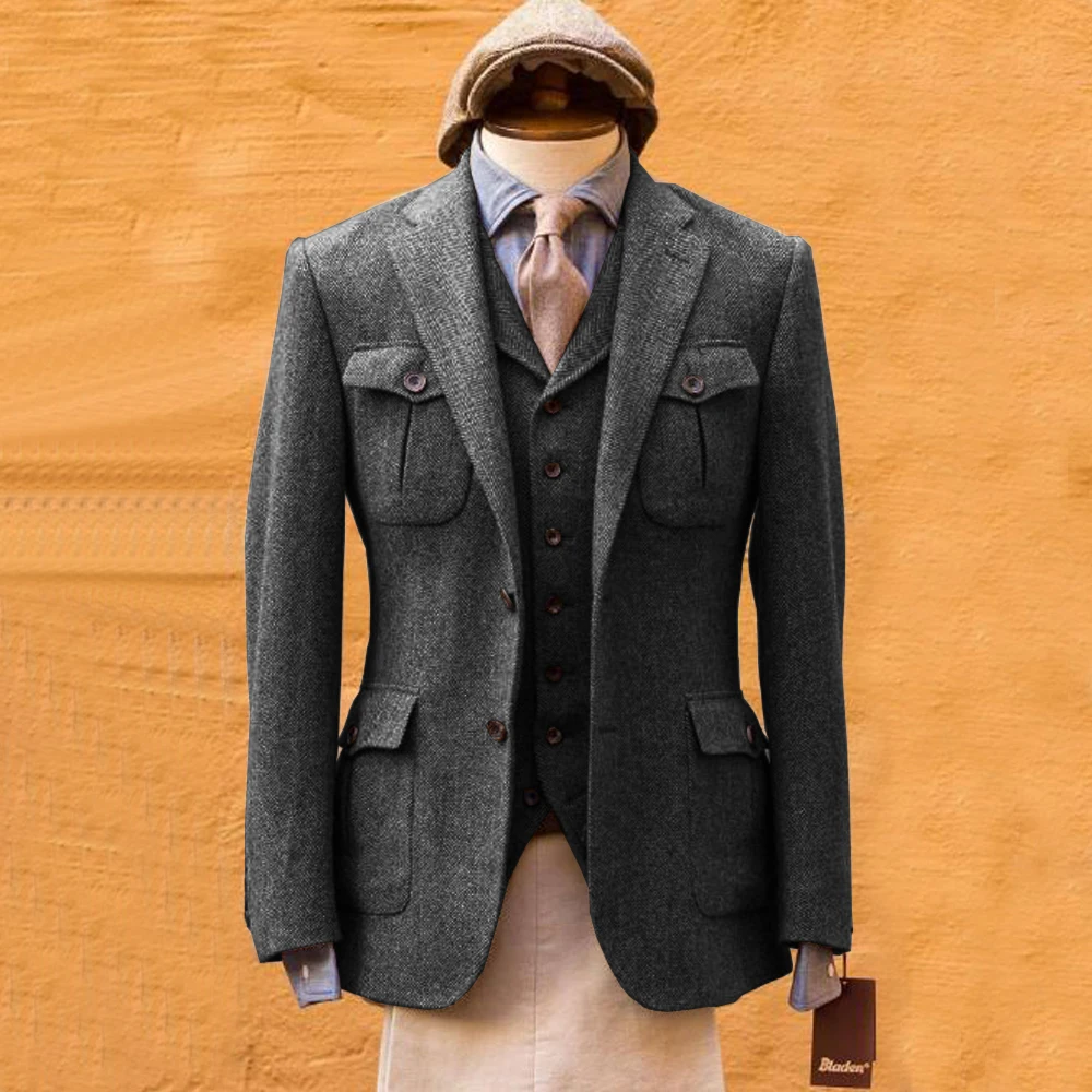 Erkek Takımı Balık Sırtı Desen - Mens Formal Look incelemesi ve fiyatı