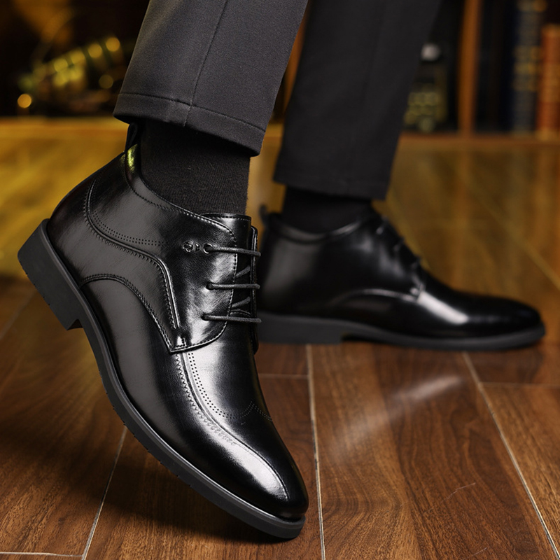 Erkek Kış Deri Ayakkabı Kadife - Men Formal Wear With Boots incelemesi ve fiyatı